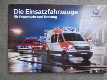 VW Einsatzfahrzeuge für Feuerwehr und Rettung Amarok Transporter Crafter 1/2018