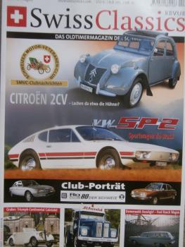 Swiss Classics Revue Nr.14-2 2007 Citroen 2CV,VW SP2, Graber Triumph Continetnal Cabriolet,Ford Ranch Wagon,