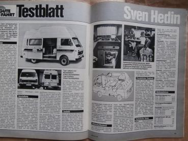 Gute Fahrt 9/1978 Audi 80 Typ 81, Westfalia LT28 Sven Hedin,LT40,VW 181 von der Bundeswehr,
