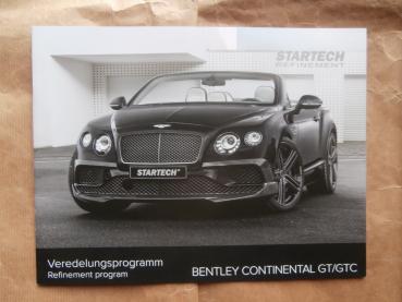 Startech Bentley Continental GT/GTC Prospekt November 2016 NEU