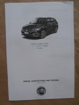 Fiat Tipo Kombi Benzin Diesel Preisliste 1.April 2017