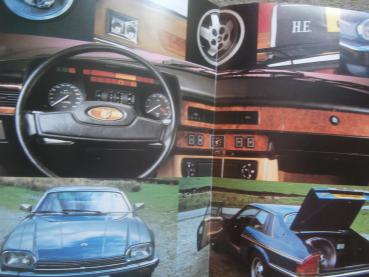 Jaguar XJS H.E. Prospekt Deutsch September 1982 Rarität