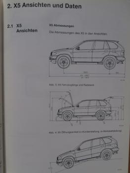 BMW X5 E53 Gesamtfahrzeug Teil1 Seminarbeitsmaterial Dezember 1999