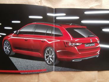 Skoda Superb Sportline Typ 3V Prospekt Juli 2016 NEU