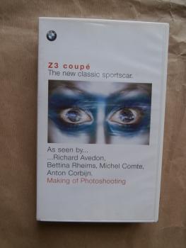 BMW Z3 coupé E36/8 new classic sportscar VHS Video September 1998 Avedon,Rheims,