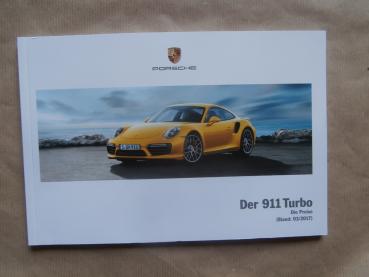 Porsche 911 Turbo +S +Cabriolet (991) Preisliste 3/2017