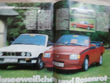 Sportfahrer 8/1984 Renault Fuego Cabriolet vs. BMW 318i E30 Cabriolet von Rappold,