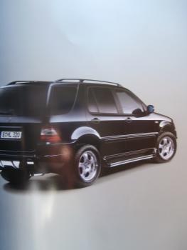 Mercedes Benz ML320 (W163) Limited Katalog Großformat 1996 Rarität 30x43cm