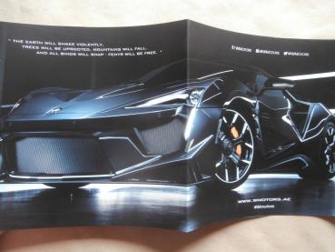 Fenyr Supersport Flyer Katalog Englisch Sportwagen