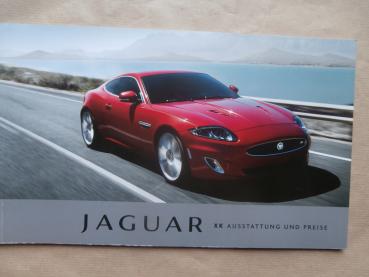 Jaguar XK Ausstattung & Preise April 2011 5.0L V8 Coupé Cabriolet