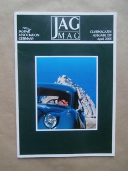 Jag Mag Clubmagazin 4/2001 Restaurierung XK150, Restaurierung E-Type V12,