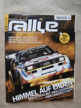 rallye magazin 11/12 2011 Polo WRC, AGM-X6,IRC,Audi Urquattro