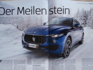 ams Extra 8/2018 Maserati Levante Q4 Diesel, Q4-System, Quattroporte, GranCabrio,GranTurismo