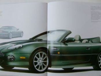 Aston Martin DB7 Vantage Prospekt Deutsch NEU