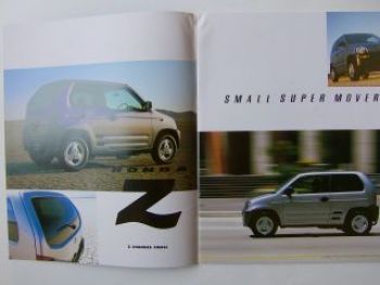 Honda Z Small Super Mover Prospekt Japanisch Rarität