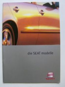 Seat alle Modelle Prospekt  3/1999 NEU