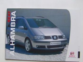 Seat Alhambra Prospekt 11/2005 NEU