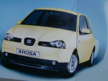 Seat Arosa Prospekt 10/2000 NEU