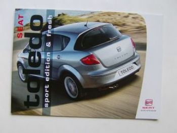 Seat Toledo sport edition & fresh Sondermodell Prospekt 4/2005