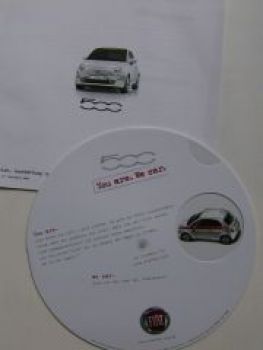 Fiat 500 You are.We car. Prospekt +PL 9/2007 NEU