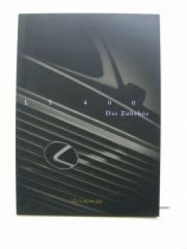 Lexus LS400 Das Zubehör Prospekt +Preise 4/1998 NEU