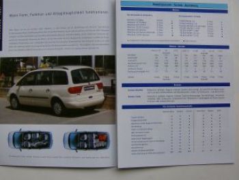 Seat Alhambra +Toledo TAXI Sonderprospekt NEU