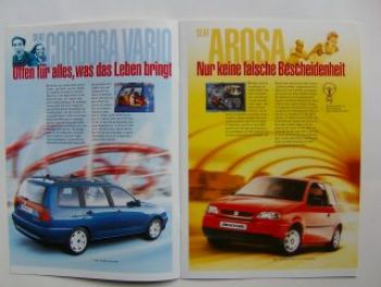 Seat Gesamtprospekt 3/1998 NEU