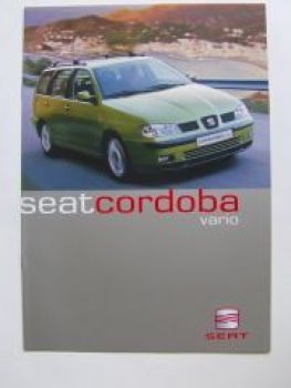 Seat Cordoba Vario Prospekt 6/2000 NEU
