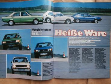 Gute Fahrt 6/1978 Audi 100 5E 5S Typ 43, Scirocco GTI, Golf GTi, Audi 80 GTE,Fahrwerke für Caravans,