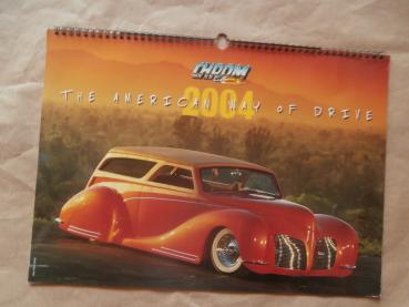 Chrom & Flammen 2004 Kalender Chevrolet +Lincoln Zephyr +Camaro 1969 +Hummer H2 31x42cm