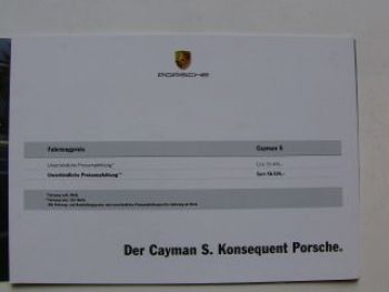 Porsche Cayman S Konsequent Porsche (987) 7/2005