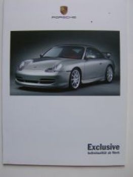 Porsche Exclusive Sonderprospekt August 1999