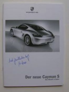 Porsche Cayman S Preisliste (987) Juni 2005 NEU