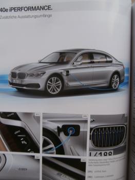 740i 750i M760Li xDrive 730d 740d 750d +L-Versionen 740e iPerformance +Le G11 G12 April 2017