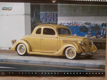 Chrom & Flammen 2004 Kalender Chevrolet +Lincoln Zephyr +Camaro 1969 +Hummer H2 31x42cm