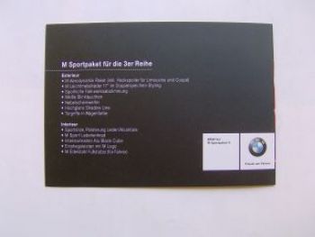 BMW 3er Reihe E46 M Sportpaket 2 Flyer NEU