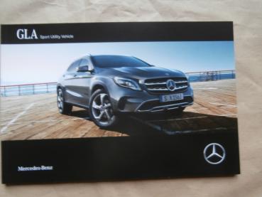 Mercedes Benz GLA X156 180d 200d +4Matic, 220d,180,200,220,250,AMG GLA 45 Prospekt 4/2017