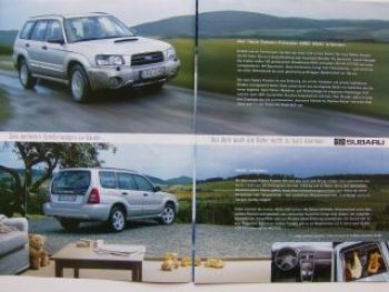 Subaru Allrad-PKW Hersteller Infoprospekt alle Modelle NEU