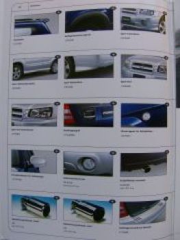 Subaru Forester AWD Zubehör Prospekt August 2002 NEU