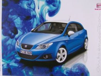 Seat Ibiza SC Color Edition Prospekt März 2009 NEU