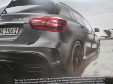 Mercedes Benz GLA X156 180d 200d +4Matic, 220d,180,200,220,250,AMG GLA 45 Prospekt 4/2017