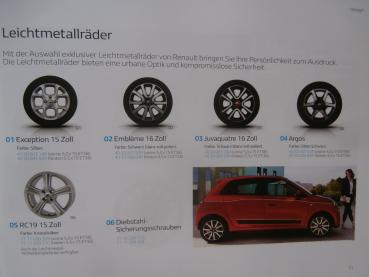 Renault Twingo Zubehör Katalog Dezember 2016