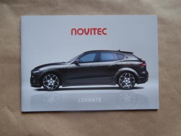 Novitec Maserati Levante Esteso Prospekt Deutsch/Englisch