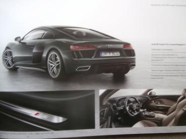Audi R8 Coupé Spyder Buch in Schatulle im Mai 2016