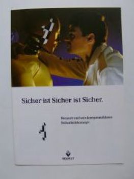 Renault Sicherheitskonzept Prospekt 9/1995