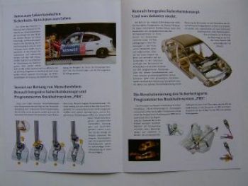 Renault Sicherheitskonzept Prospekt 9/1995