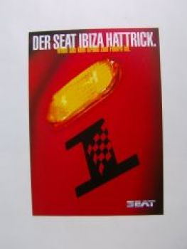 Seat Ibiza Hattrick Prospekt Januar 1999 NEU