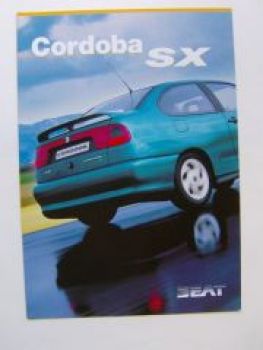 Seat Cordoba SX Prospekt August 1997 NEU