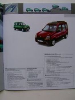 Renault Modelle Prospekt 2002 Alle NEU