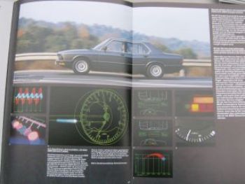 BMW 5er Prospekt 525eta +Katalysator September 1984 E28